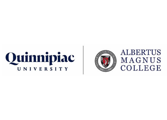 Albertus college and quinnipiac logos
