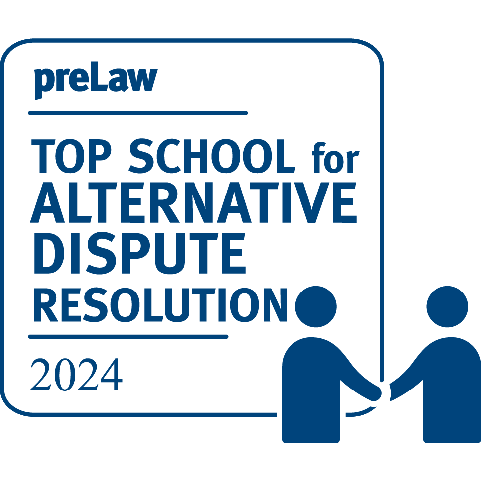 Top School for Alternative Dispute Resolution badge.